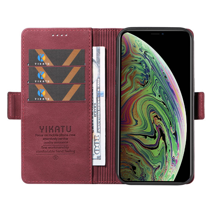 YIKATU iPhone XS Max Wallet Kickstand Case