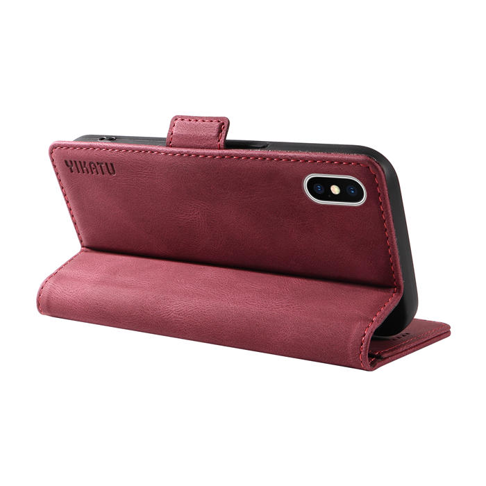 YIKATU iPhone XS Max Wallet Kickstand Case