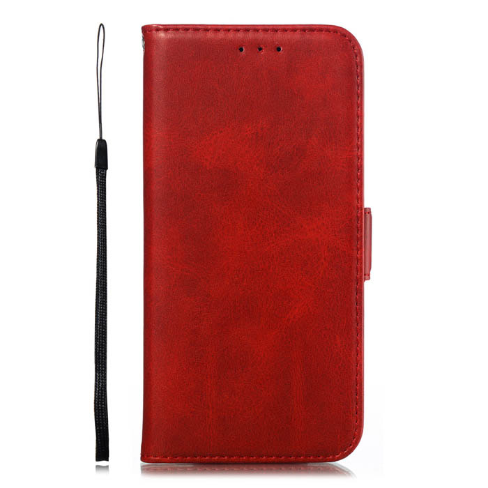 Samsung Galaxy A50 Wallet Magnetic Stand PU Leather Case Red