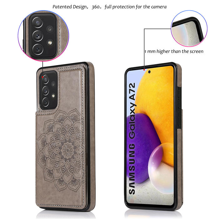 Mandala Embossed Samsung Galaxy A72 Case