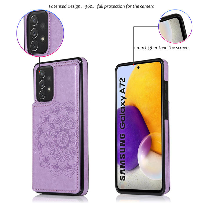 Mandala Embossed Samsung Galaxy A72 Case