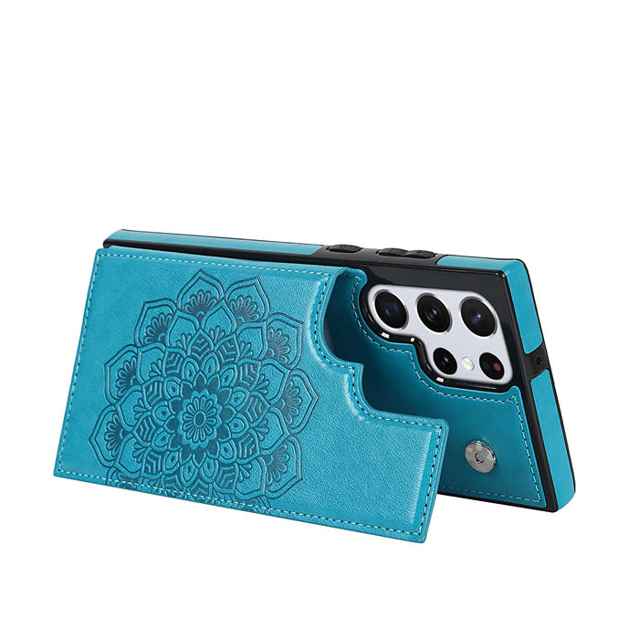 Mandala Embossed Samsung Galaxy S22 Ultra Case