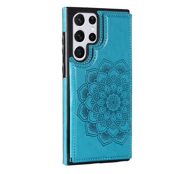 Mandala Embossed Samsung Galaxy S22 Ultra Case