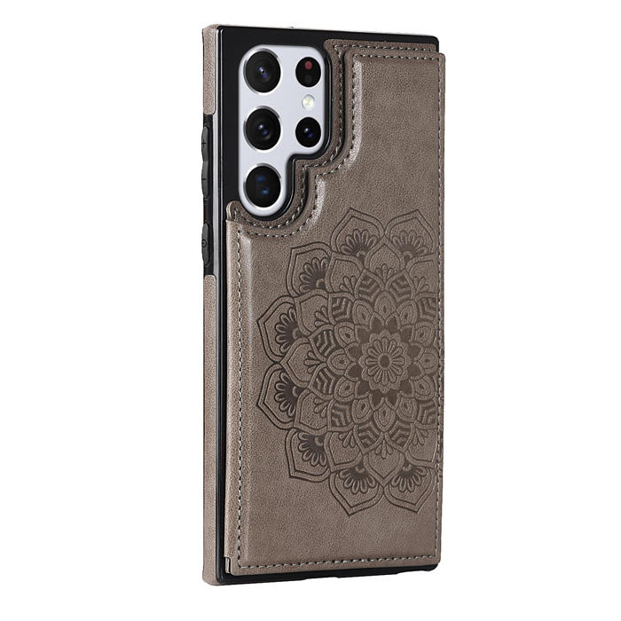 Mandala Embossed Samsung Galaxy S22 Ultra Case